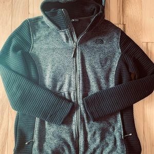 North face zip up jacket hoodie